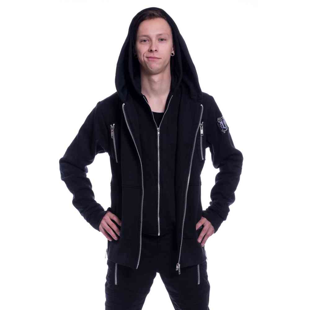 Vixxsin - IVAN Veste zip à capuche - Noir